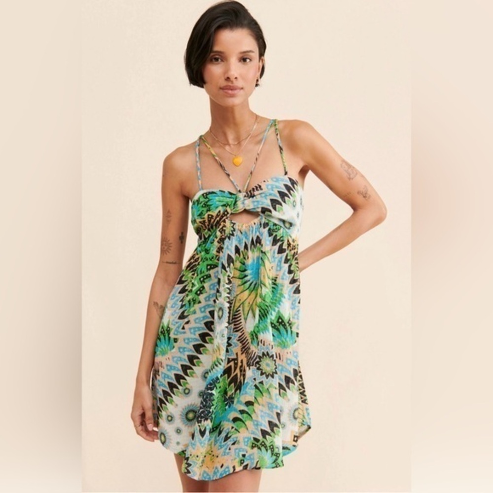 Anthropologie Strappy Mini Dress